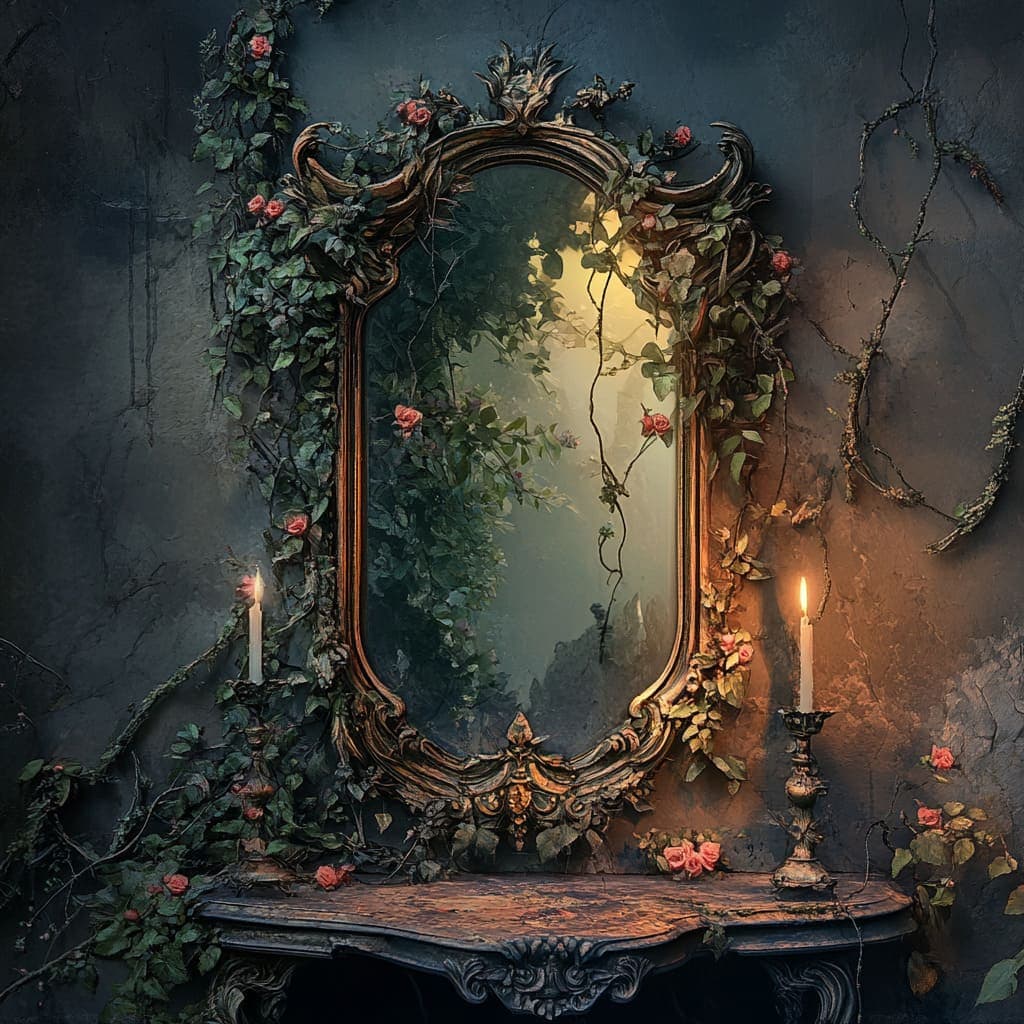 paraskiva  Beltane holiday old beautiful mirror realistic  e e  b fffff 